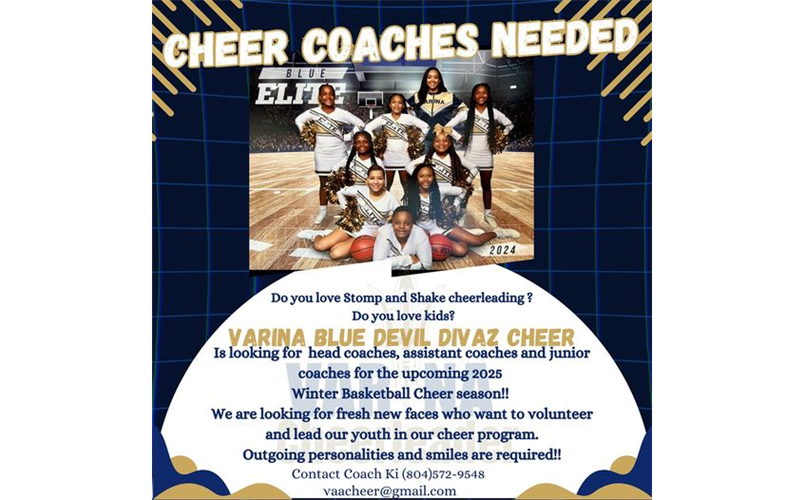 Cheer Coaches Needed